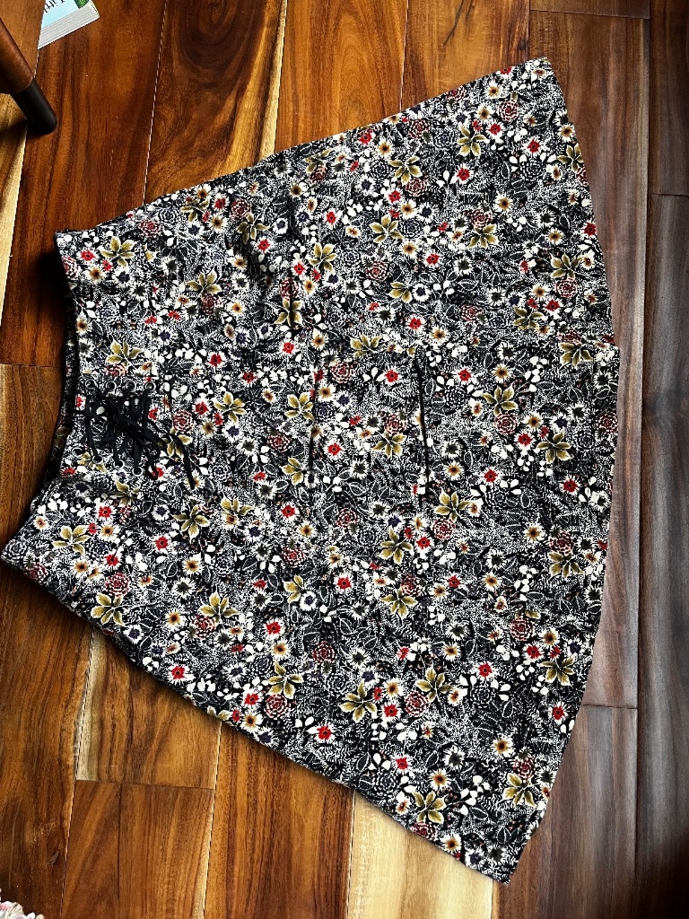 Anthropologie Edme & Esyllte lace-up skirt